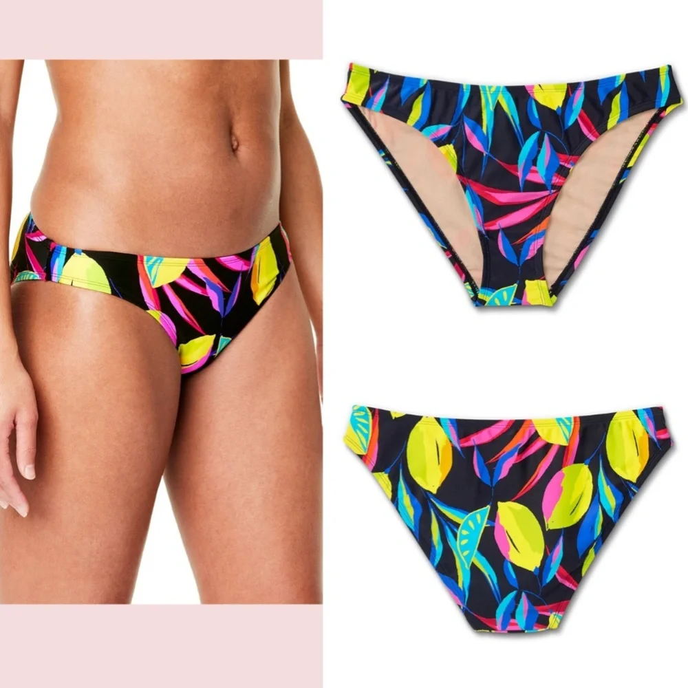 NWT $45‎ Tabitha Brown Target in Lemon- Tie Top [ S ] + Bikini Bottom [ M ]